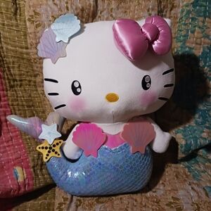NECA Sanrio Hello Kitty Mermaid Plush Stuffed Animal Kidrobot 13 inch